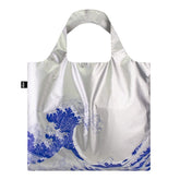 BOLSA LOQI HOKUSAI THE GREAT WAVE SILVER | LOQI